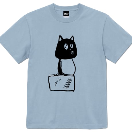河童の三平 カバン持ちタヌキ T-Shirts  Color  ブルー