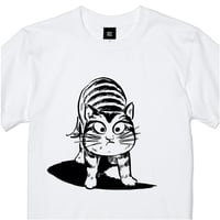 〔2026年2月12日から順次発送〕猫楠(立ち姿)T-Shirts Color  ホワイト