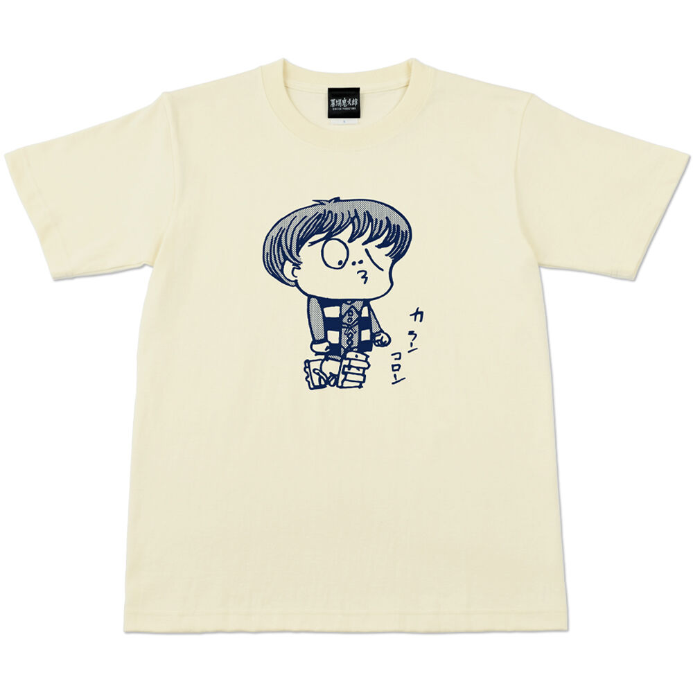 墓場鬼太郎 カランコロンT-Shirts Color 亜麻色 | Yokai-Shop