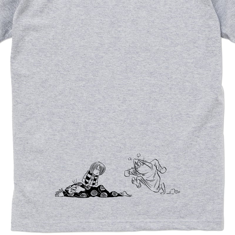 myタロウ ゲゲゲの鬼太郎おりたたみ入道 T-Shirts Color アッシュ | Yokai-Shop