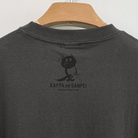 〔2023年3月15日から順次発送〕河童の三平 たぬき顔 T-Shirts  Color スミ