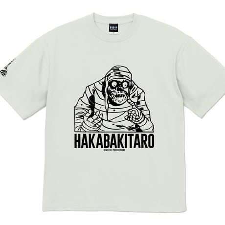 ［YokaiShop限定Ver］墓場鬼太郎 お父さん ビッグシルエット T-Shirts Color フロストグレー