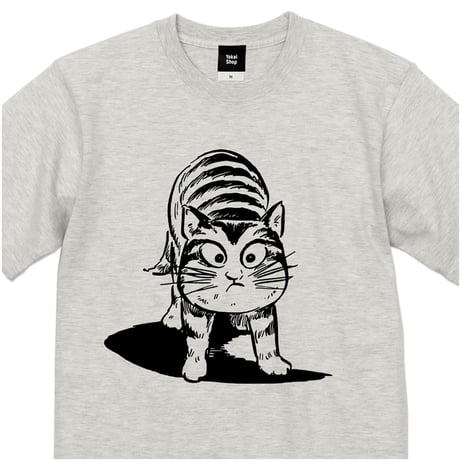 〔2025年7月15日から順次発送〕猫楠(立ち姿)T-Shirts Color  オートミール