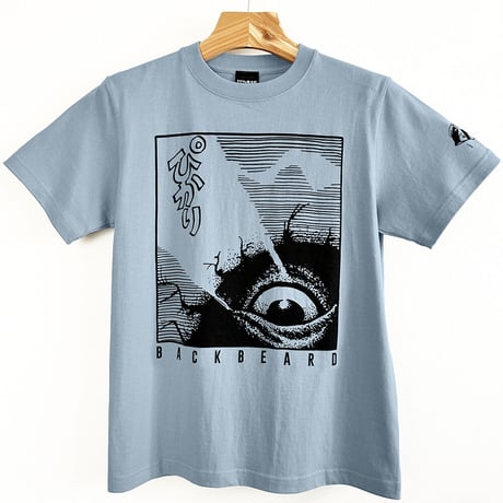 〔2026年6月6日から順次発送〕［YokaiShop限定Ver］墓場の鬼太郎  バックベアード ぴかりT-Shirts Color ブルー