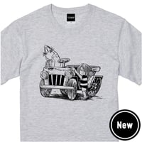 〔2026年6月6日から順次発送〕ゲゲゲの鬼太郎 自動車 T-Shirts Color アッシュ