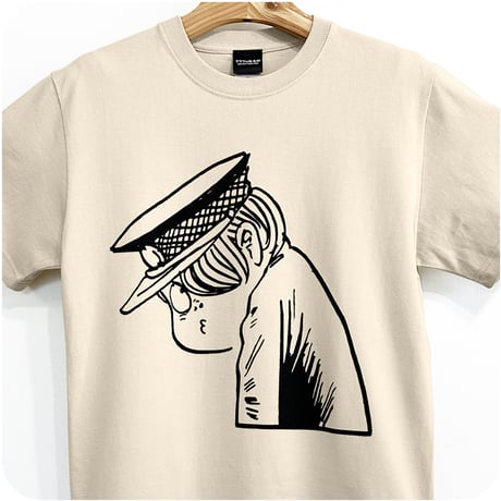 墓場の鬼太郎  ゆうれい電車 T-Shirts Color  ベージュ