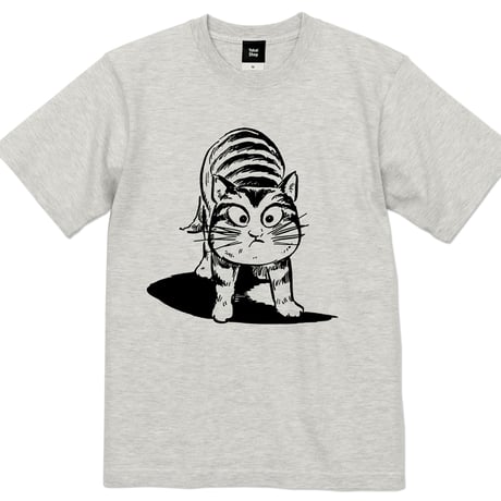 〔2025年7月15日から順次発送〕猫楠(立ち姿)T-Shirts Color  オートミール