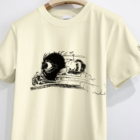 ゲゲゲの鬼太郎 妖怪ラリー バックベアード T-Shirts Color  亜麻色