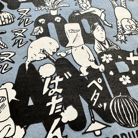 河童の三平  T-Shirts Color ブルー