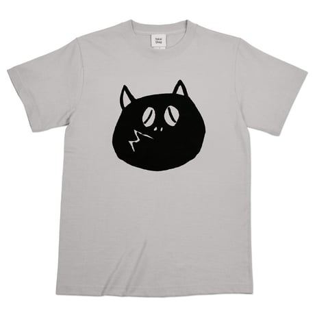 〔2025年7月15日から順次発送〕河童の三平 たぬき顔 T-Shirts Color  ライトグレー