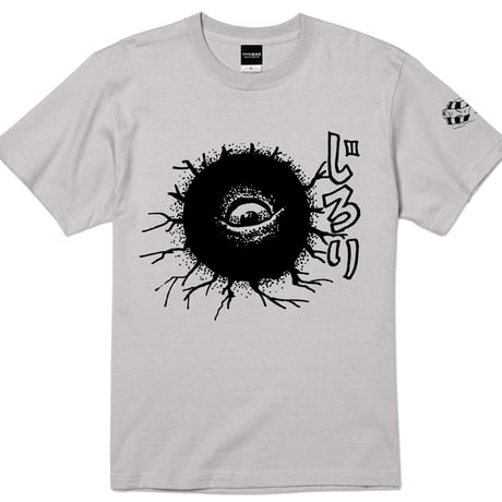 ［YokaiShop限定Ver］墓場の鬼太郎  バックベアード じろり T-Shirts Color  ライトグレー