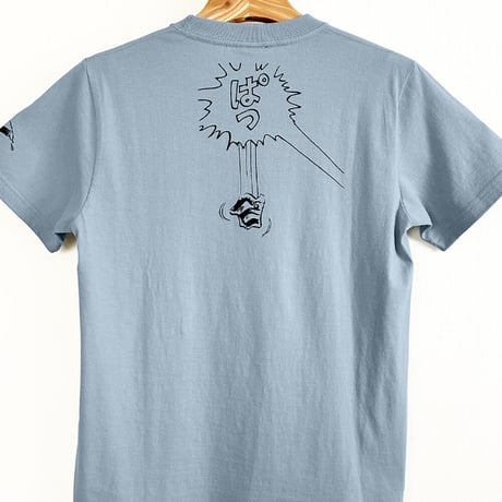 〔2026年6月6日から順次発送〕［YokaiShop限定Ver］墓場の鬼太郎  バックベアード ぴかりT-Shirts Color ブルー