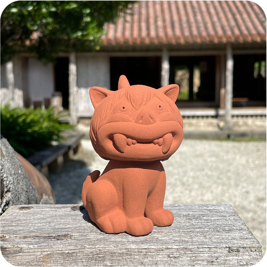 シーサー　鬼　作家もの Amazon.co.jp: 鬼形商會No.64 ＜ミニシーサー＞厄除守護 陶器製