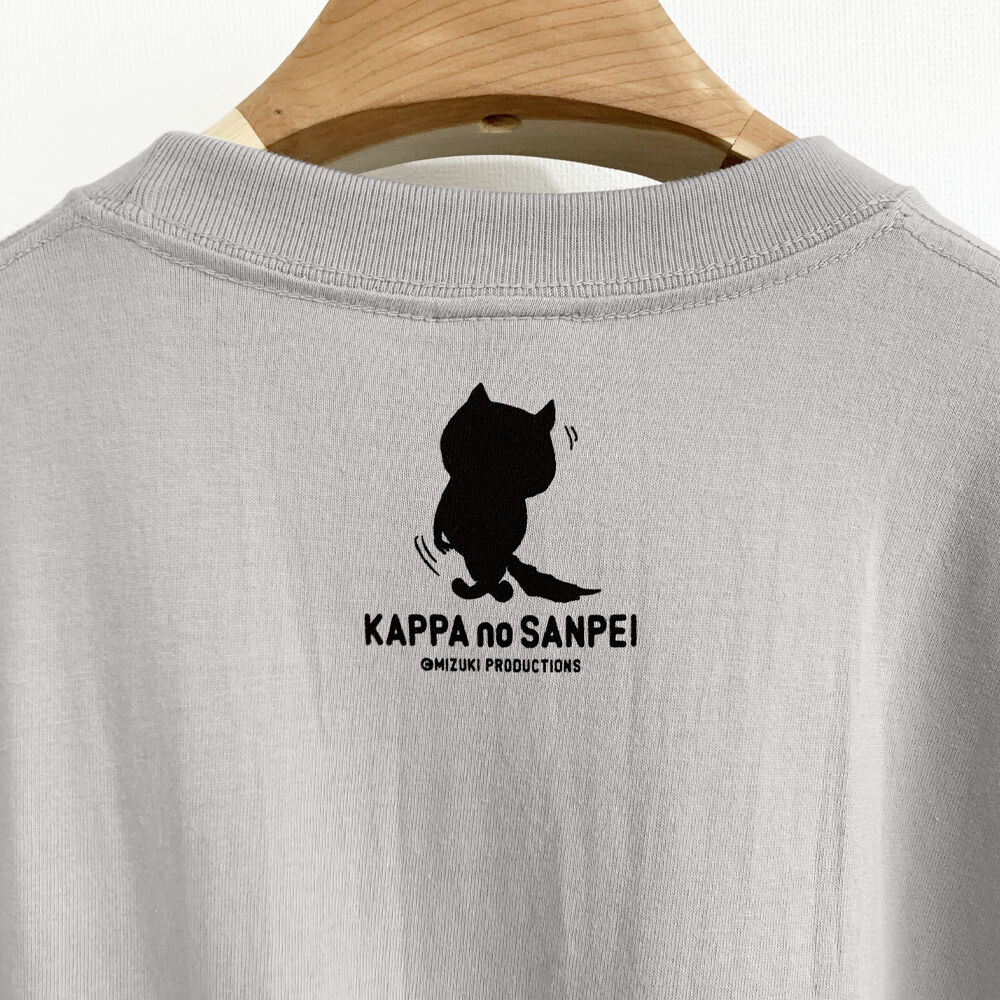 河童 河童の三平 T-Shirts Color ライトグレー | Yokai-Shop