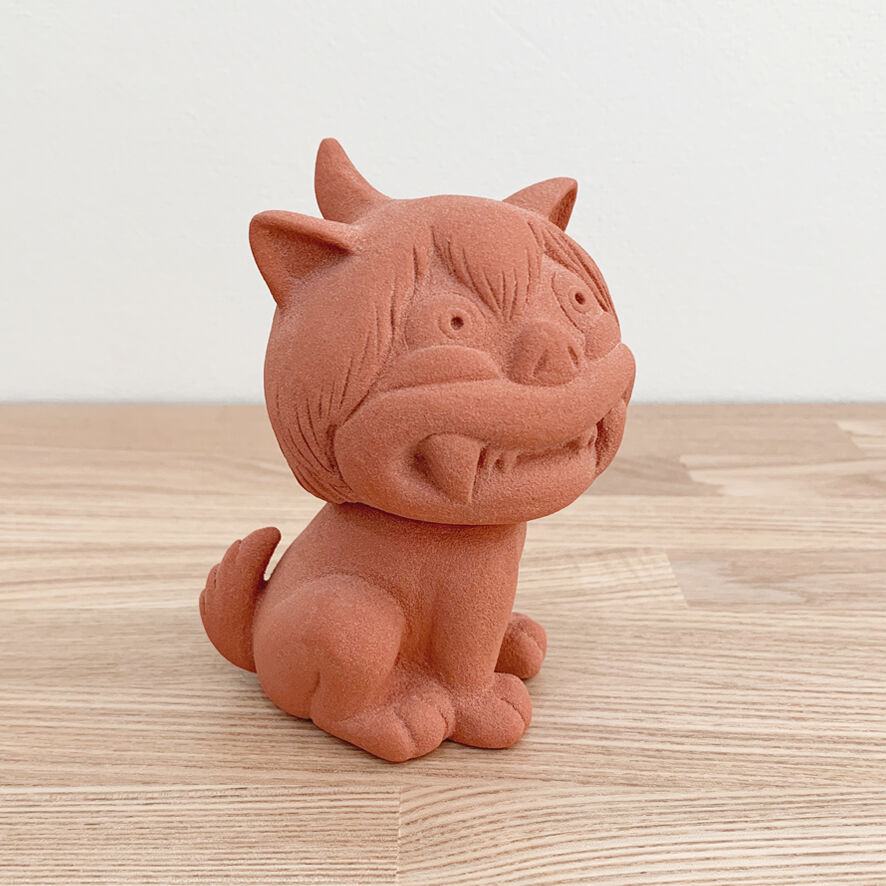 ゲゲゲの鬼太郎　シーサー　陶器製 ゲゲゲの鬼太郎 シーサー 陶器製