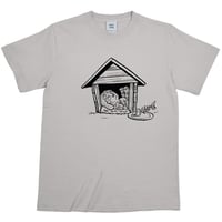悪魔くん 百目 T-Shirts  Color  ライトグレー