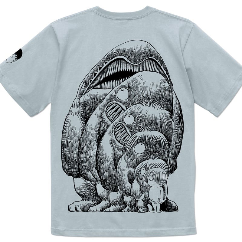 YokaiShop限定Ver］墓場の鬼太郎 大海獣 T-Shirts Color アイスブ