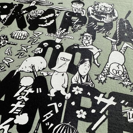 河童の三平  T-Shirts Color わさび