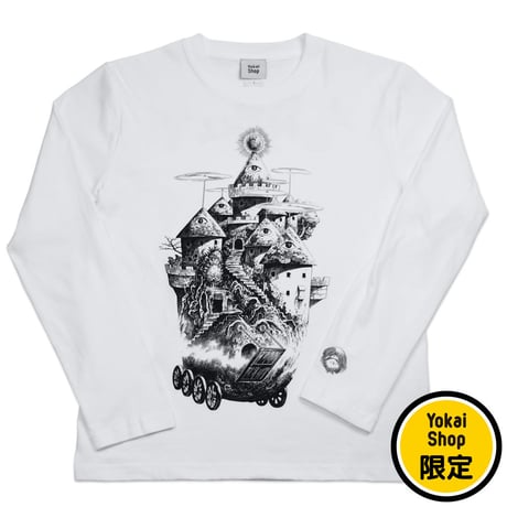 ［YokaiShop限定Ver］悪魔くん 見えない学校 ロングスリーブ T-Shirts Color  ホワイト