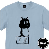 河童の三平 カバン持ちタヌキ T-Shirts  Color  ブルー