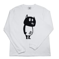 〔2023年3月15日から順次発送〕河童の三平 いつかえる ロングスリーブ T-Shirts Color  ホワイト