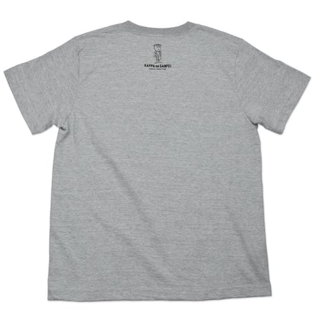 河童の三平 どうしたい T-Shirts Color  グレー