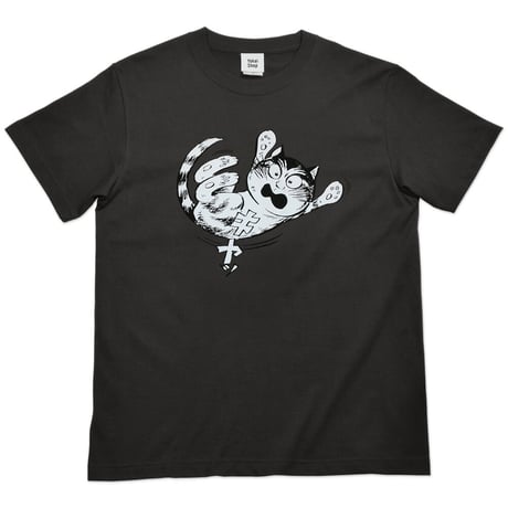 〔2023年3月15日から順次発送〕猫楠キヤッ T-Shirts Color  スミ