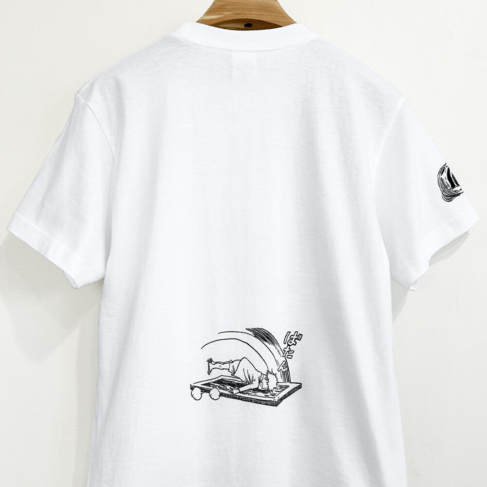 河童の三平 もしもし旅の者ですが T-Shirts Color ホワイト | Yokai-Shop