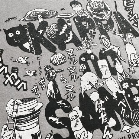 河童の三平  T-Shirts Color ライトグレー