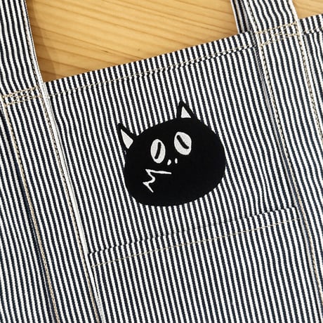 〔予約販売2026年8月初旬～9月初旬発送予定〕河童の三平 刺繍 トートバッグ Color ストライプ