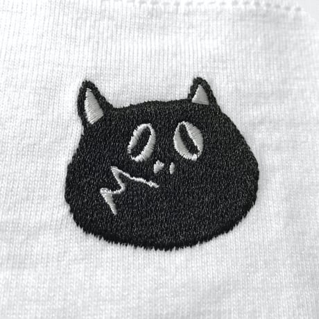 河童の三平 刺繍たぬき Pocket T-Shirts Color ホワイト