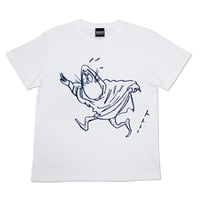 墓場鬼太郎 ねずみ男 トトトト  T-Shirts Color  ホワイト