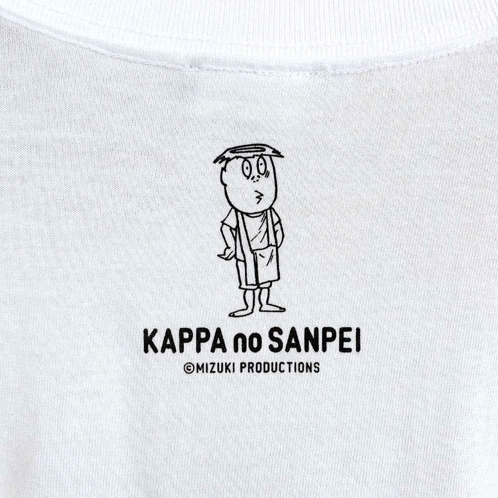河童の三平 どうしたい T-Shirts Color ホワイト | Yokai-Shop