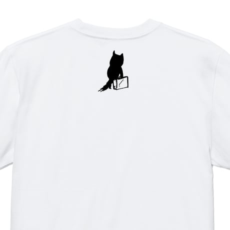 〔2026年6月6日から順次発送〕河童の三平 カバン持ちタヌキ T-Shirts  Color  ホワイト