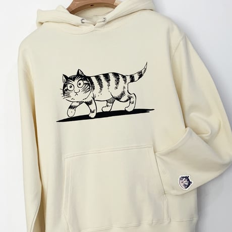 猫楠パーカー Color ナチュラル
