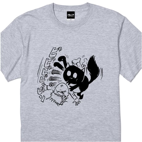 〔予約販売2026年8月初旬～9月初旬発送予定〕河童の三平 ビビビビビン T-Shirts Color  アッシュ
