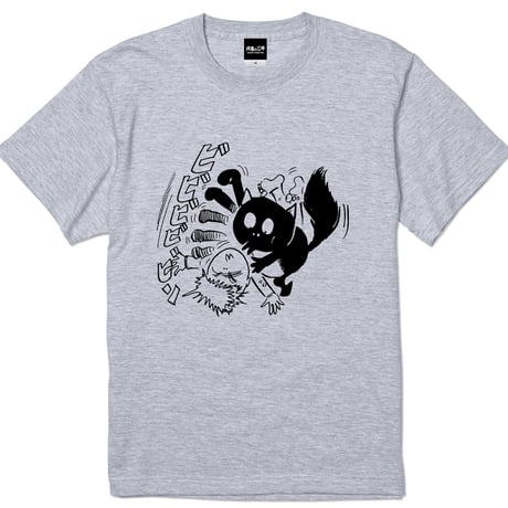 〔予約販売2026年8月初旬～9月初旬発送予定〕河童の三平 ビビビビビン T-Shirts Color  アッシュ