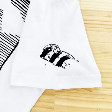 ［YokaiShop限定Ver］墓場の鬼太郎  バックベアード ぴかりT-Shirts Color  ホワイト