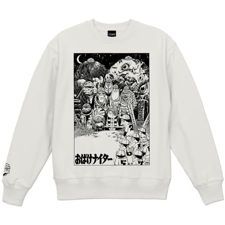 ［YokaiShop限定Ver］墓場の鬼太郎  おばけナイター スウェットシャツ Color  オフホワイト