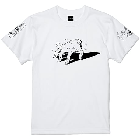 〔2026年2月12日から順次発送〕［YokaiShop限定Ver］墓場の鬼太郎 手 T-Shirts Color ホワイト