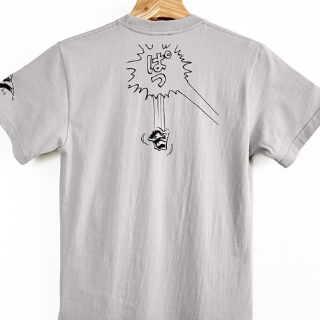 〔2026年6月6日から順次発送〕墓場の鬼太郎  バックベアード ぴかりT-Shirts Color ライトグレー