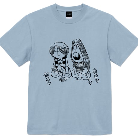 ゲゲゲの鬼太郎  買いもの係 T-Shirts Color ブルー