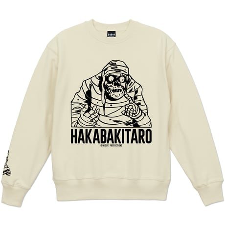 ［YokaiShop限定Ver］墓場鬼太郎 お父さん スウェットシャツ Color  ナチュラル