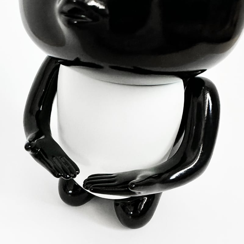 河童の三平 たぬき ソフビ 河童の三平 たぬきソフビ マットブラックカラーVer(全塗装