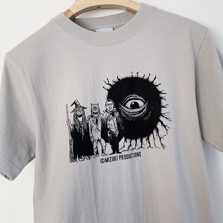 ［YokaiShop限定Ver］墓場の鬼太郎 妖怪大戦争 T-Shirts Color  ライトグレー