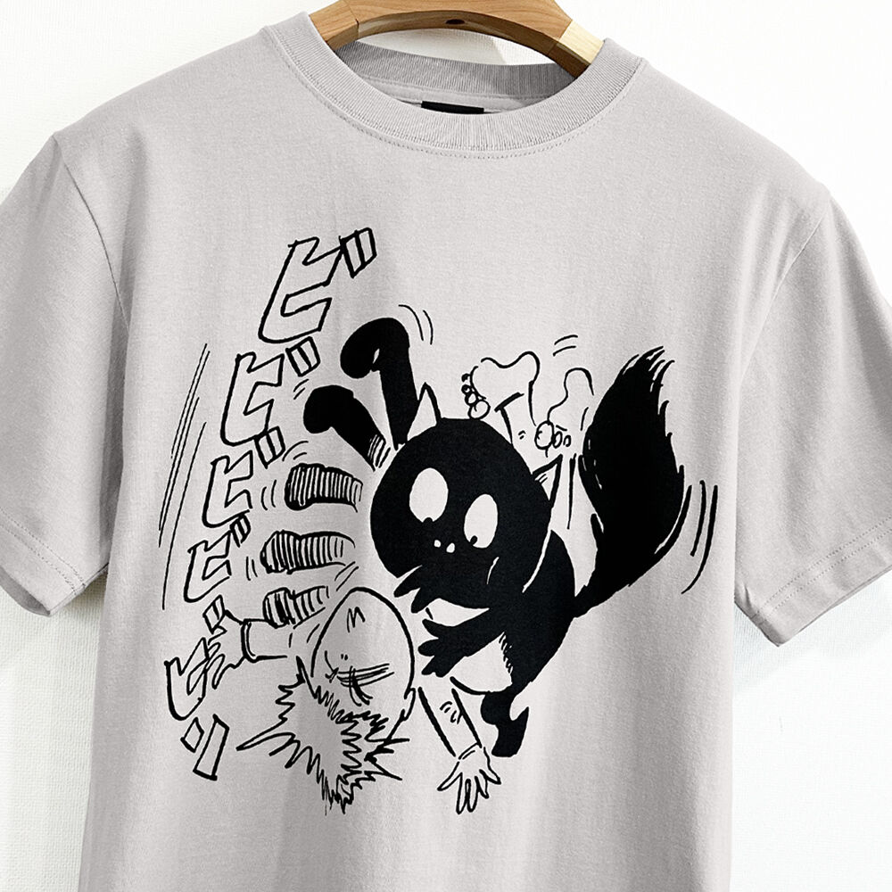 河童の三平 ビビビビビン T-Shirts Color ライトグレー | Yokai-Shop 河童の三平 ビビビビビン T-Shirts Color ライトグレー | Yokai-Shop