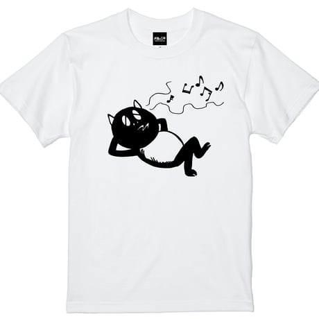河童の三平 うたたねたぬき T-Shirts Color  ホワイト