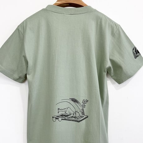河童の三平 もしもし旅の者ですが T-Shirts Color  わさび