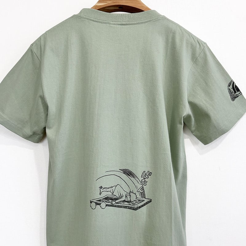 河童の三平 もしもし旅の者ですが T-Shirts Color わさび