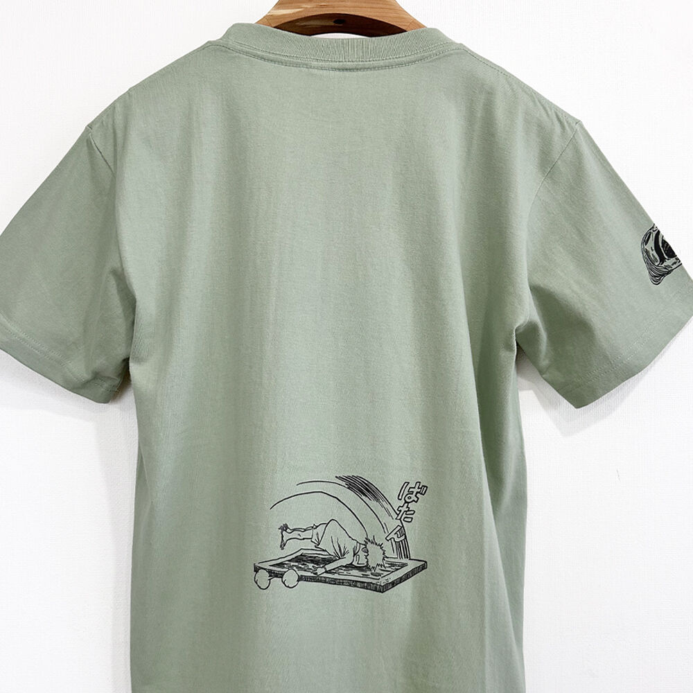 河童の三平 もしもし旅の者ですが T-Shirts Color わさび | Yokai-Shop